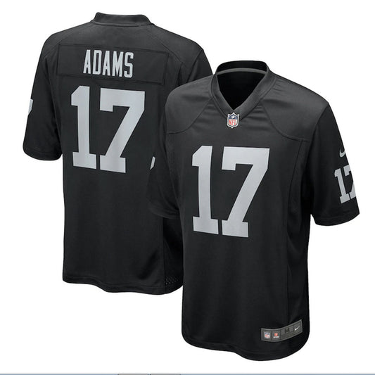 Adams 17 Las Vegas Raiders Jersey Shirt Black Kit Adult