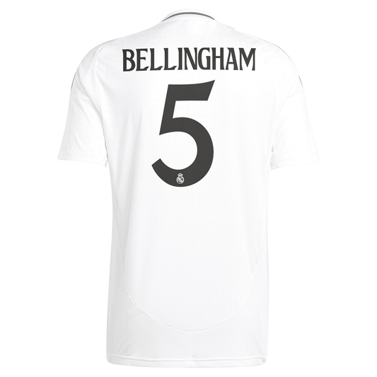 Bellingham 5 Jersey Real madrid Home Mens 2024/25 New Adult