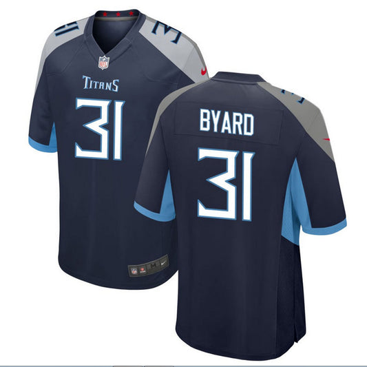 Byard 31 Tennessee Titans Jersey Shirt Navy Kit Adult