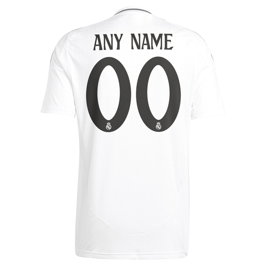 Custom Name Jersey Real madrid Home Mens 2024/25 New Adult