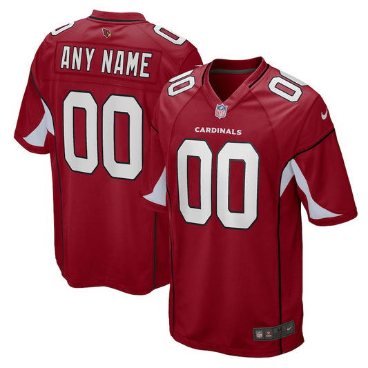 Custom Name Arizona Cardinals Jersey Shirt Red Kit Adult