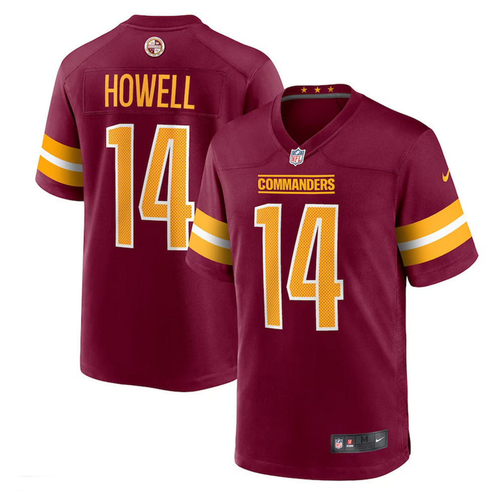 Howell 14 Washington Commanders Jersey Shirt Red Kit Adult