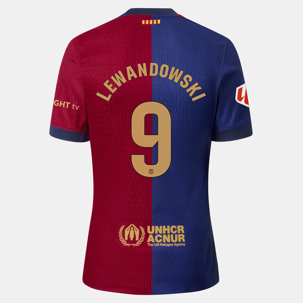 Lewandowski 9 Barcelona Jersey Home Mens 2024/25 New Adult Kit