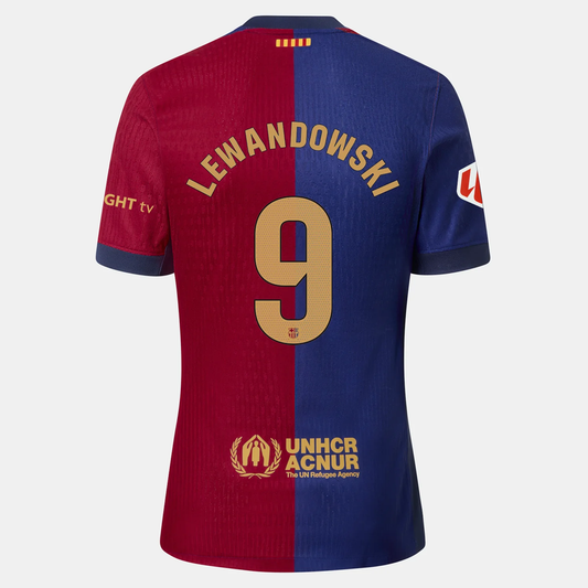 Lewandowski 9 Barcelona Jersey Home Mens 2024/25 New Adult Kit