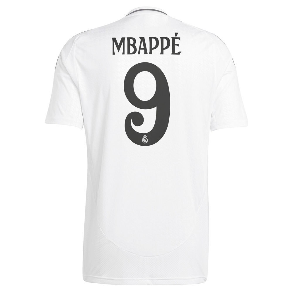 Mbappe 9 Jersey Real madrid Home Mens 2024/25 New Adult