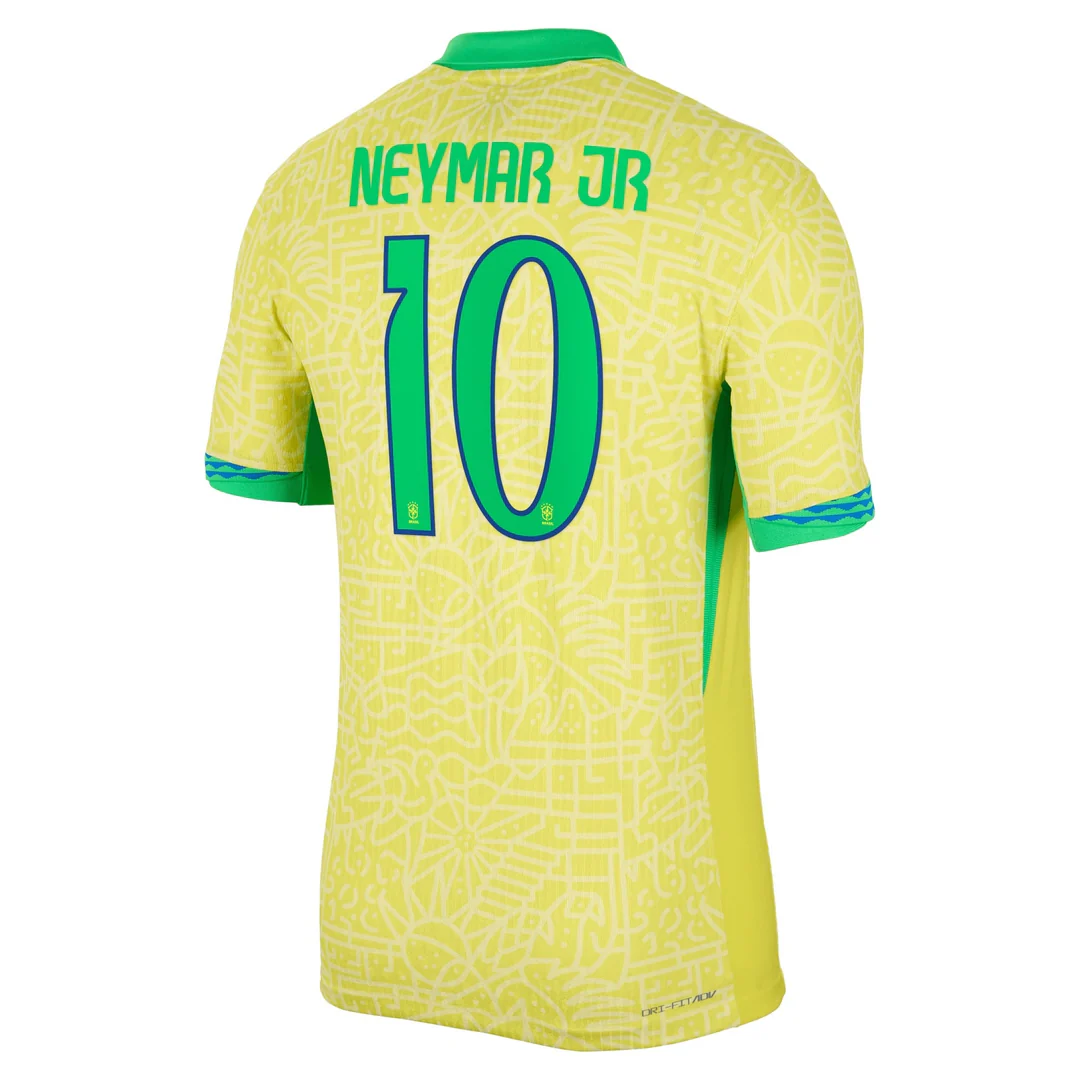 Neymar 10 Brasil Jersey Home Mens 2024/25 New Adult Brazil