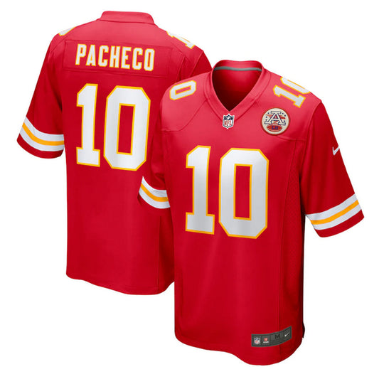 Pacheco 10 Kansas City Chiefs Jersey Shirt Red Kit Adult