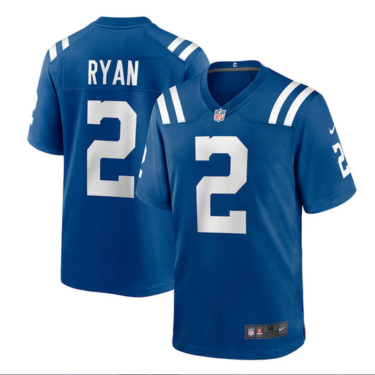 Ryan 2 Indianapolis Colts Jersey Shirt Blue Kit Adult