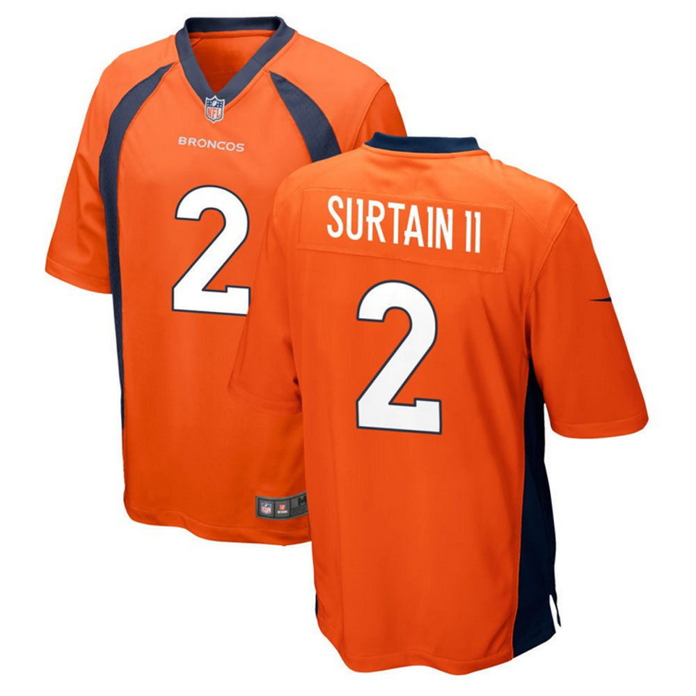 Surtain II 2 Denver Broncos Jersey Shirt Kit Adult