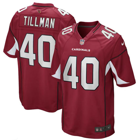 Tillman 40 Arizona Cardinals Jersey Shirt Red Kit Adult